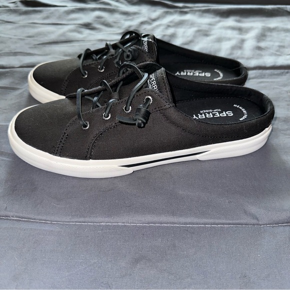 NWT Women’s Black Slip On Sperry Size 9.5 • - Picture 7 of 9